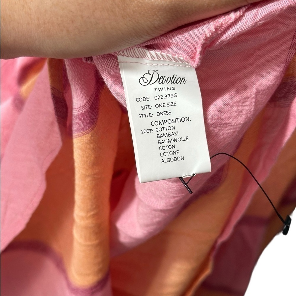 Anthropologie Devotion Twins Waistless Crewneck Maxi 100% Cotton Dress Size OS - Picture 8 of 11